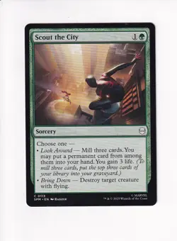 MAGIC THE GATHERING MTG MARVEL'S SPIDER-MAN SCOUT THE CITY (#1) - Image 1