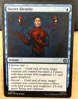 MTG Marvel Spider-Man 0043 Secret Identity Instant UNCOMMON - Image 1