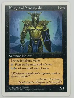 Knight of Stromgald MTG Core Set 5th Edition Regular - Image 1