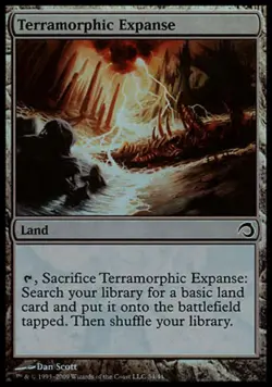 Terramorphic Expanse -Foil Light Play MTG Premium Deck Series: Slivers - Image 1