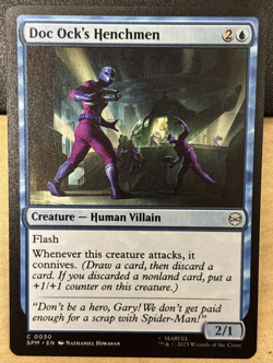 MTG Marvel Spider-Man 0030 Doc Ock's Henchmen Creature Human Villain COMMON - Image 1