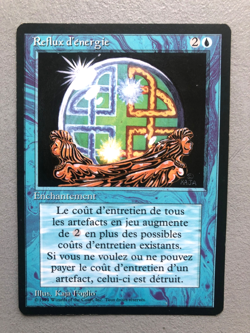 Mtg Carte Magic Foreign Black Border Fbb Energy Flux French LP - Image 1
