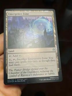 GERMAN Foil Emergence Zone • War Of The Spark • Mtg (1654) - Image 2