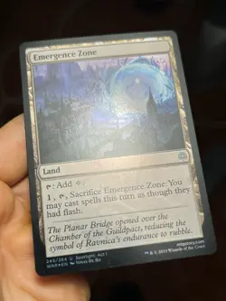 GERMAN Foil Emergence Zone • War Of The Spark • Mtg (1654) - Image 3