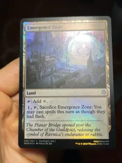 GERMAN Foil Emergence Zone • War Of The Spark • Mtg (1654) - Image 4