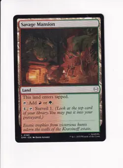 MAGIC THE GATHERING MTG MARVEL'S SPIDER-MAN SAVAGE MANSION - Image 1