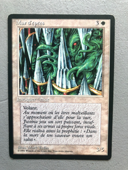 Mtg Carte Magic Fbb Wall of Swords French LP/MP - Image 1