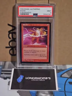 MTG - Shock - 1998 Stronghold - PSA 9 - Graded - POP 3 - Image 1