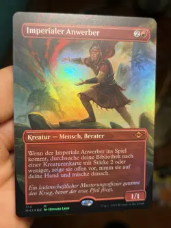 GERMAN Borderless Foil Imperial Recruiter • NM Modern Horizons 2 • Mtg (1682) - Image 1