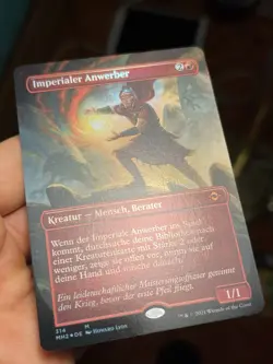 GERMAN Borderless Foil Imperial Recruiter • NM Modern Horizons 2 • Mtg (1682) - Image 2