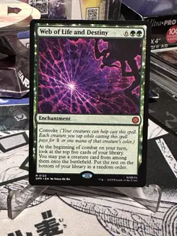 Web of Life and Destiny Marvel's Spider-Man Magic The Gathering MTG M/NM - Image 2