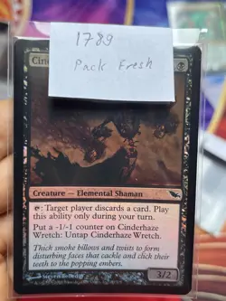 Foil Cinderhaze Wretch • Pack Fresh / Zero Clouding • Shadowmoor • Mtg (1789) - Image 5