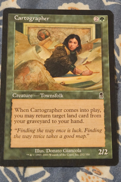 Cartographer (232/352) Odyssey MTG Magic the Gathering LP - Image 1