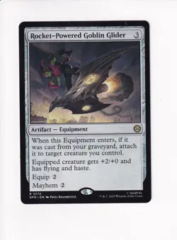MAGIC THE GATHERING MTG MARVEL'S SPIDER-MAN ROCKET-POWERED GOBLIN GLIDER - Image 1
