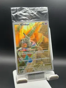 Sealed Pokemon Mimikyu SVP 075 Paldean Fates Full Art Holo Black Star Promo - Image 1