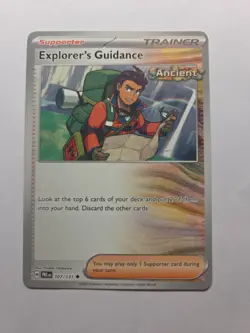 Explorer's Guidance 107/131 Sv: Prismatic Evolutions Non Holo NM Pokemon Tcg - Image 1