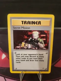 Secret Mission 118/132 Pokemon TCG Gym Heroes Unlimited LP - Image 1