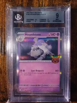 2023 Pokemon Trick Or Trade Houndstone #106 BGS 9 MINT HALLOWEEN PSA - Image 1