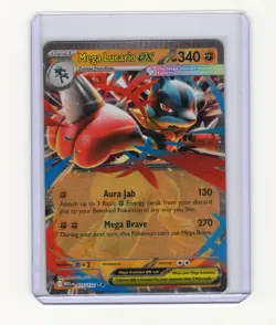 Mega Lucario EX 77/132 - Pokemon Mega Evolution TCG - Near Mint - Image 1