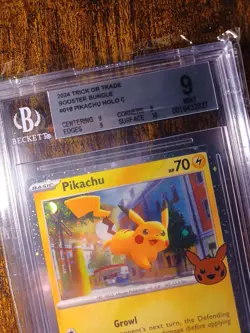 2024 Pokemon Trick Or Trade Pikachu #018 BGS 9 MINT HALLOWEEN PSA - Image 2