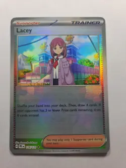 Lacey - Poke Ball 114/131 Sv: Prismatic Evolutions Pre Holo Nesr Mint Pokemon - Image 1