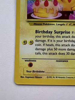 Pokemon TCG - Celebrations: Classic Collection - Birthday Pikachu - 24/53 - NM - Image 5