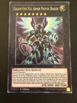 Yugioh! Galaxy-Eyes Full Armor Photon Dragon - MP16-EN044 - 1st Edition HP - Image 1