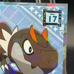 Tyrunt 17 Pokemon Sticker card TCG Game Nintendo Seal Sticker Japanese Holo - Image 3