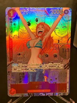 NAMI MANGA ALT ART OP01-016 R One Piece Card COMIC PARALLEL THE BEST PRB-01 - Image 1