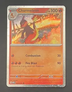 Pokemon Card Charmeleon 005/165 Cosmos Holo - Near Mint - Image 1