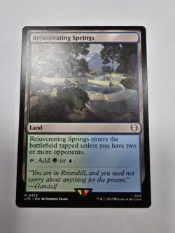 Rejuvenating Springs Commander: the Lord of the Rings: Tales of Middle-Earth Mtg - Image 1