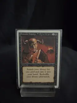 MTG Demonic Tutor - Revised Edition 1994/95 - Vintage Rare - Douglas Shuler - Image 2