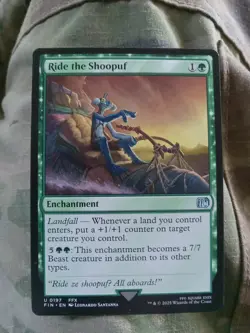 Ride the Shoopuf FIN 197 Uncommon MTG MINT PACK FRESH!! - Image 1