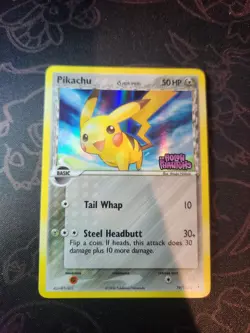 Pokemon TCG: 2006 EX Holon Phantoms Pikachu 79/110 Reverse Holo Stamped MP+ - Image 2