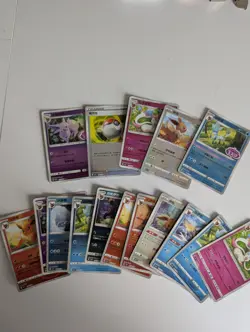 2025 Chinese Pokemon Gem Pack Vol 2 Stamped Master Ball Eeveelution 16 Bundle - Image 1