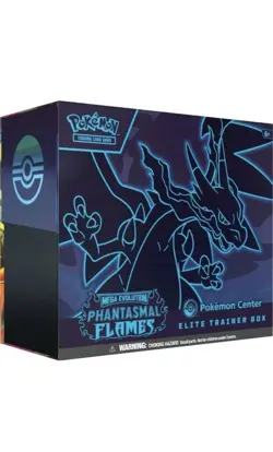 Phantasmal Flames: Pokemon Center ETB - PREORDER - (SHIPS AFTER 11/14) - Image 1