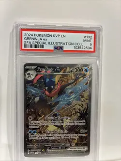 PSA 9 Greninja ex 132 Pokemon Black Star Promo SFA Special Illustration Coll - Image 1