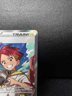 Crispin 164/142 Pokemon TCG S&V Stellar Crown Full Art Ultra Rare Holo - Image 2