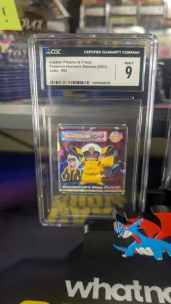 CGC 9 Captain Pikachu & Friede Lotte #23 Pokemon Horizons Mint - Image 1
