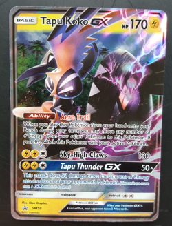 Tapu Koko GX - SM50 - Black Star Promo Pokemon TCG Sun Moon Holo Rare - NM - Image 1