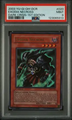 Yugioh PSA 9 Exodia Necross DCR-020 1st Edition Ultra Rare New Cert Clean - Image 2
