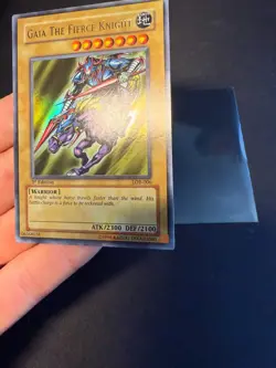 Yu-Gi-Oh! Gaia The Fierce Knight 1st Edition Ultra Rare Asian English LOB-006 - Image 2