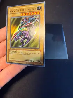 Yu-Gi-Oh! Gaia The Fierce Knight 1st Edition Ultra Rare Asian English LOB-006 - Image 3