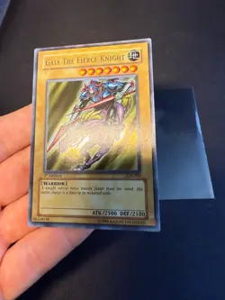 Yu-Gi-Oh! Gaia The Fierce Knight 1st Edition Ultra Rare Asian English LOB-006 - Image 5