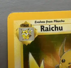 Pokemon Card WOTC TCG 1999 Raichu 14/62 Original Holo Rare Fossil - Image 2