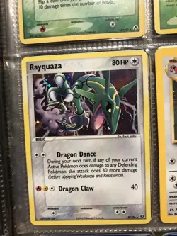 Rayquaza 9/106 EX Emerald Holo Rare Holo Pokemon Card Near Mint - Image 1