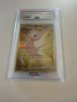 2023 Pokemon Mew ex Full Art 151 UPC Gold Metal Promo Card 205/165 PSA 10 GEM MT - Image 1