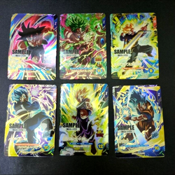 Dragon Ball Super Divers Sample Card 6 set Japan Limited Bandai RARE - Image 1