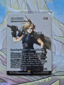 Cloud Strife - Najeela, the Blade-Blossom Full Art 0042 Final Fantasy MTG NM - Image 1