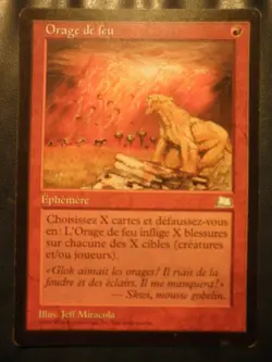 mtg magic firestorm weatherlight FRENCH vf fr orage de feu aquilon - Image 1